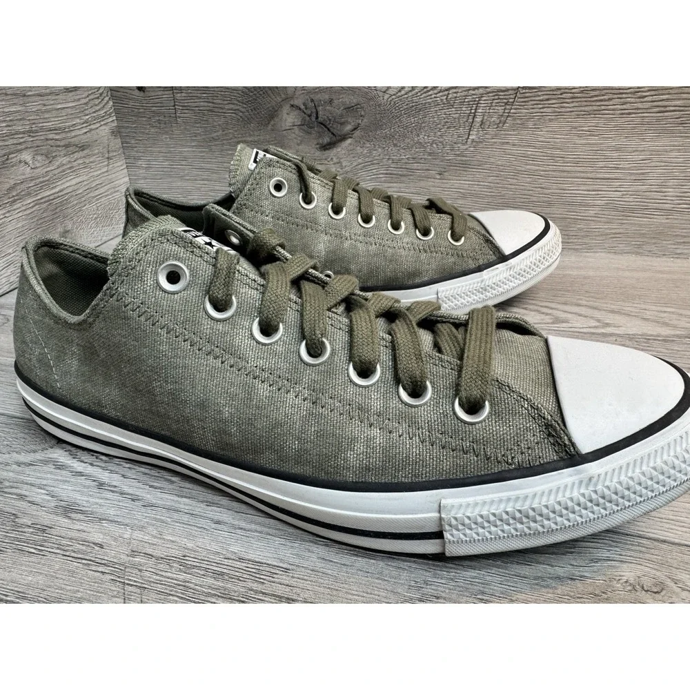 Converse  All Star Lo Olive Green 171063F Men's 10 ~ Women's 12 Sneakers